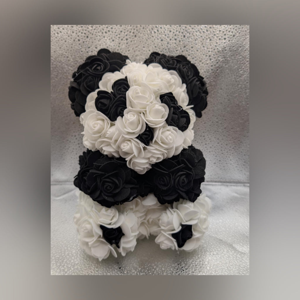 Medvídek z pěnových růžiček