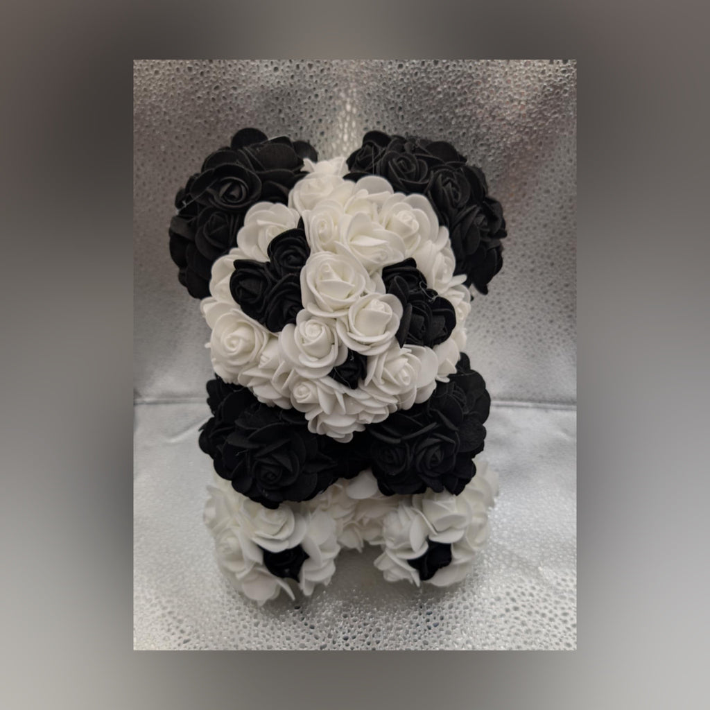 Medvídek z pěnových růžiček