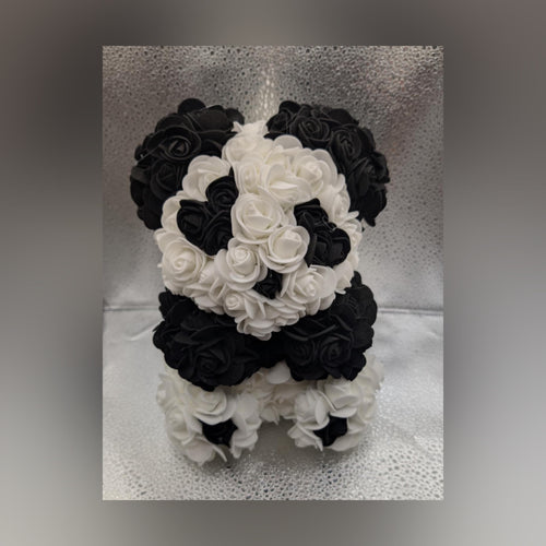 Medvídek z pěnových růžiček